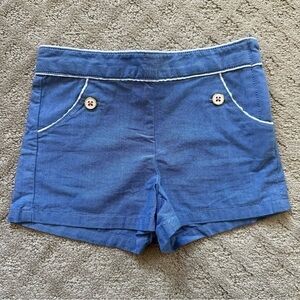 NFS.  Janie & Jack blue shorts, size 2t, adjustable waist, EUC